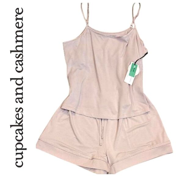 Cupcakes and Cashmere Cami & Drawstring Shorts Sleepwear Set